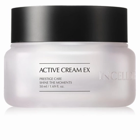 Incellderm Active Cream 50ml - Strengthen Skin Barrier, Plant Stem Cell, Intense Moisturizing, All Skin Types, K-Beauty, Made in Korea