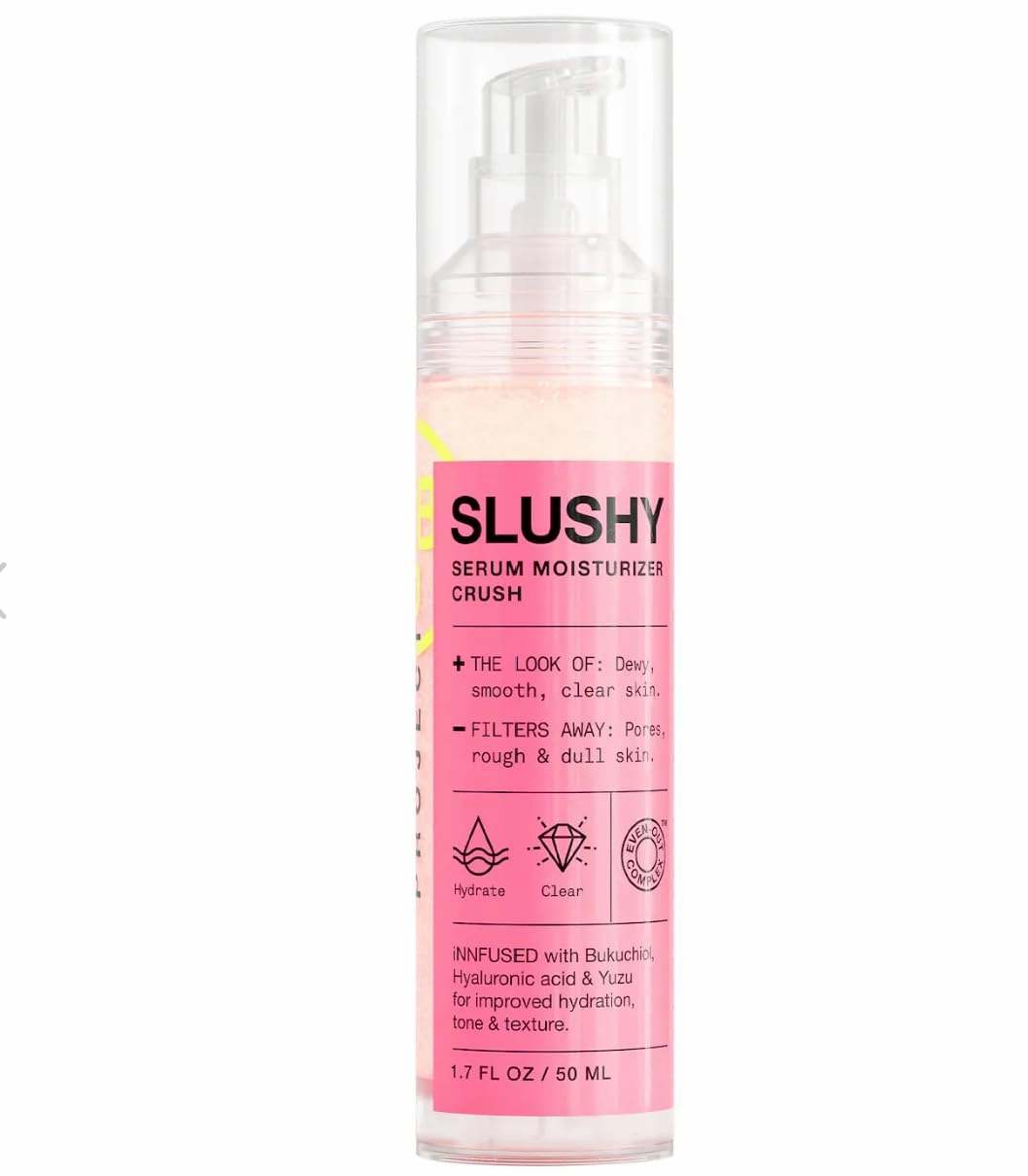 iNNBEAUTY PROJECTS lushy 2-in-1 Serum Moisturizer, Bakuchiol and Hyaluronic Acid, Hydrating and Firming, 1.7 fl oz