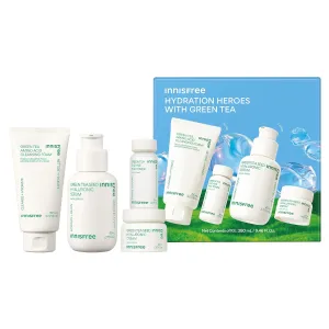 innisfree Green Tea Seed Hyaluronic Serum with Panthenol and Niacinamide, Korean Face Serum for Hydration and Glow
