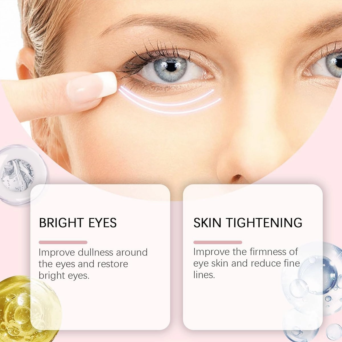 Instantaneou Lutein Eye Essence Oil, Instantaneou Lutein Eye Serum, Anti-Wrinkle Essence Oil, Improve Wrinkle, EyeBags, Dark Circles for Women and Men (1pc)