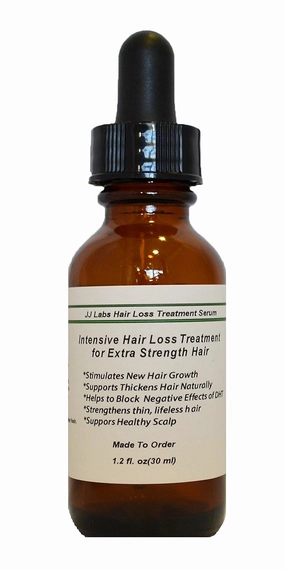 Intensive Hair Loss Treatment for Extra Strength Hair, Argan Oil, Growth Serum (1.2oz, Dropper Dispenser)