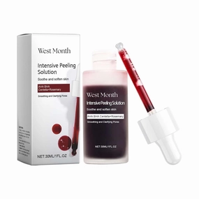 Intensive Peeling Solution Exfoliating and brightening dull essence cleans dry facial skin gently exfoliates nourishes and repairs purifies pores soothes skin increases resistance