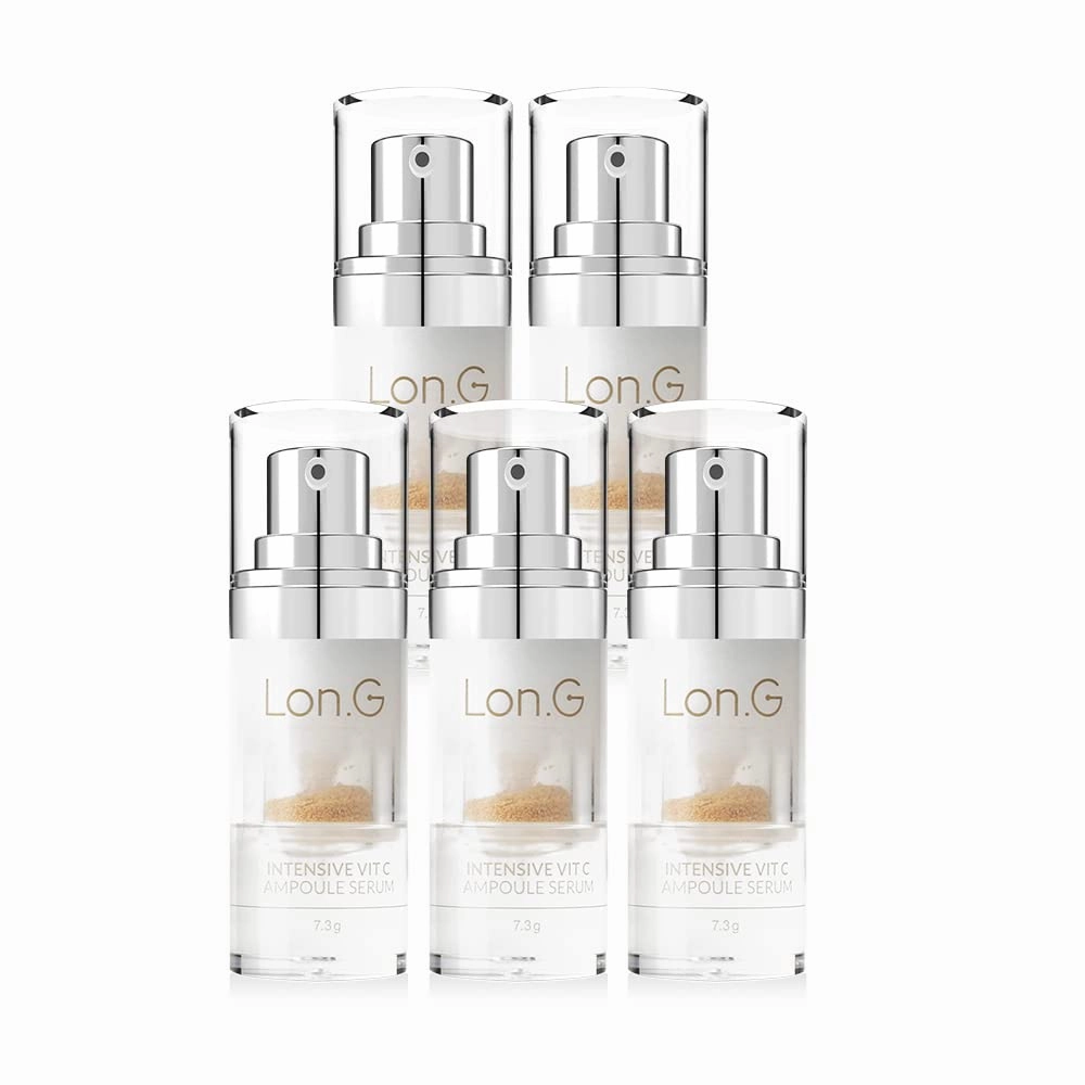 Intensive Vitamin C Ampoule Serum, 5-week set, Niacinamide & Glutathione, Fades Wrinkles