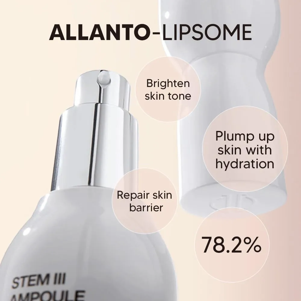 IOPE STEM III Face Serum - Anti-aging Facial Ampoule with Liposome & Niacinamide, Dermatologically Tested for Daily Hydrating and Firming, Fine Lines Wrinkle Care, Korean Skincare, 1.69 Fl Oz