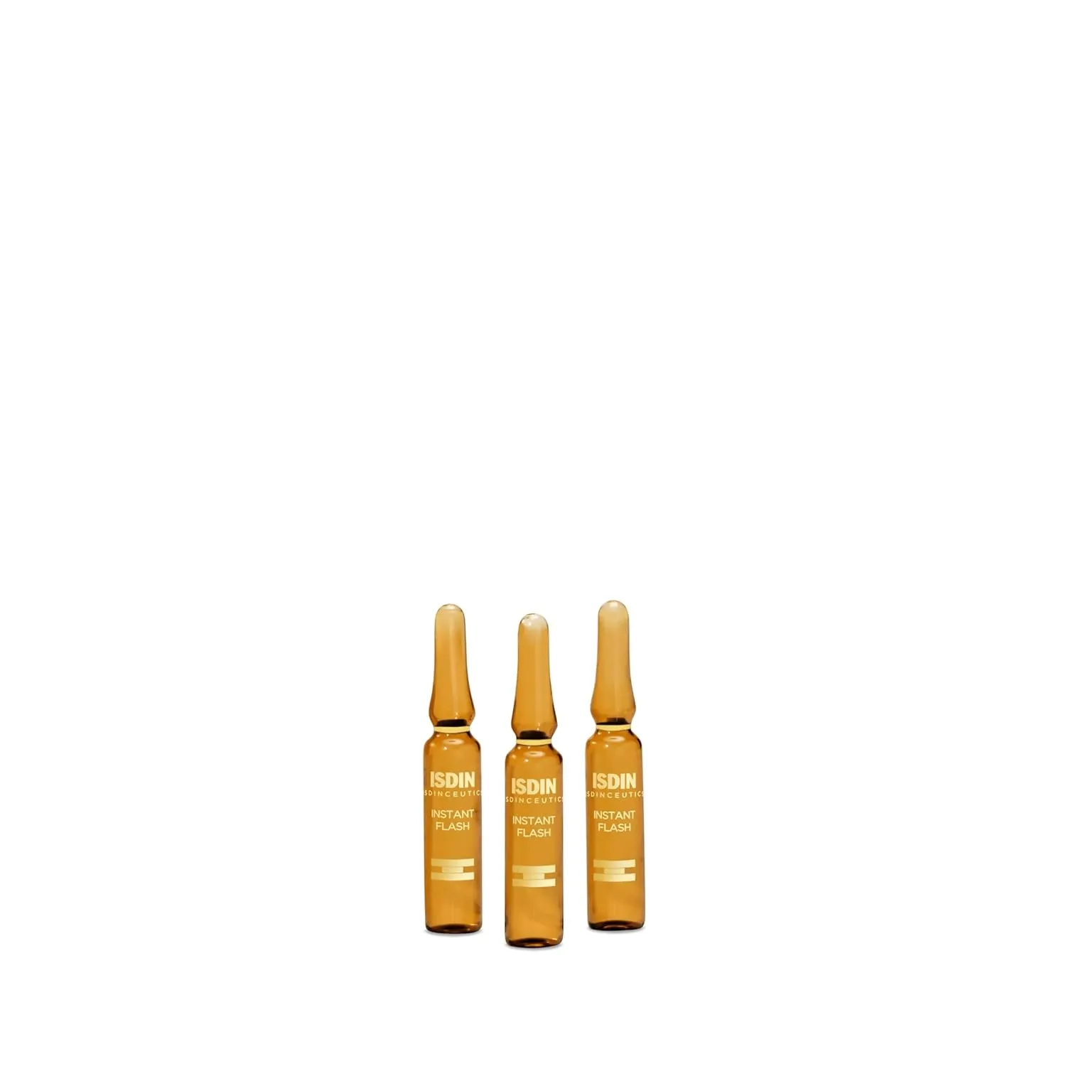 ISDIN Isdinceutics Instant Flash Firming and Lifting Serum for Face with Antioxidants and Hyaluronic Acid - 5 ampoules, 0.06FL OZ x 5