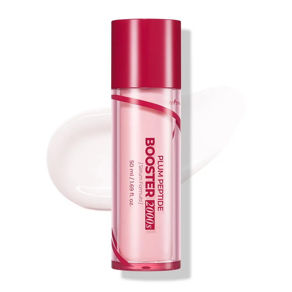 ISNTREE Plum Peptide Booster 2000s – Firming & Hydrating Serum with Vegan Collagen & 5 Peptides – Korean Skincare – 50ml / 1.69 fl oz