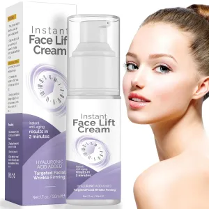 ITECFREELY Instant Face Lift Cream, Natural Effective Wrinkle Cream for Face to Lift & Tighten Skin, Visibly Firming Wrinkles and Sagging Skin