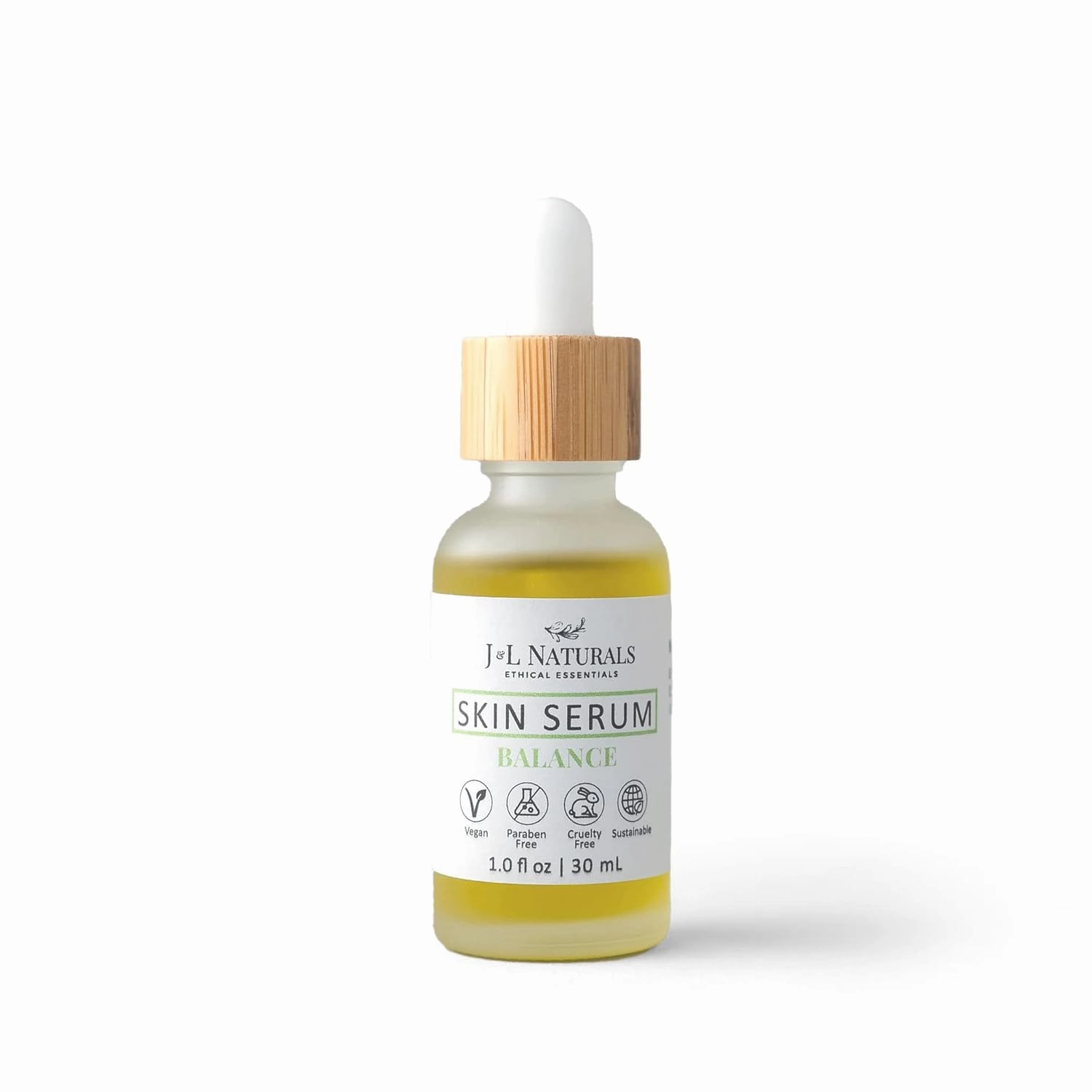 J&L Naturals | Facial Oil for Oily, Sensitive, Dry, Combination, Mature, & Dull Skin Types | With Jojoba Oil, Grapeseed Oil, Sunflower Oil, & More (1 Fl Oz (Pack of 1), Balance (oily, combination))