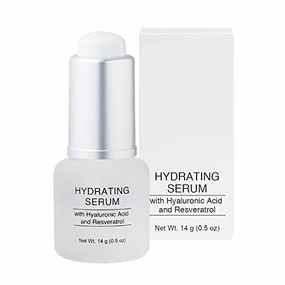 Jolie Hydrating Face Serum - Hyaluronic Acid & Resveratrol - Concentrated Hydrating Face Serum with Vitamin C   E - Anti-Aging- Paraben Free - Cruelty Free - 14g