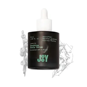 JooY Soothing Scalp Serum – Leave-In serum with Fermented Superfoods – Detoxifies, Hydrates & Soothes Itchy, Stressed Scalps – With Niacinamide, Tea Tree Oil & Witch Hazel – 1.69 fl oz