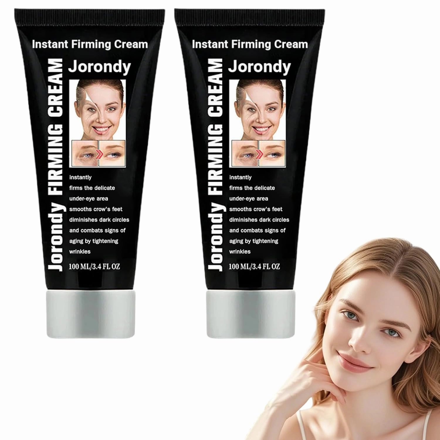 Jorondy Firming Cream, 2025 New Advanced Firming & Wrinkle-Reducing cream, Anti Wrinkle Skin Cream, Smoothes Wrinkles and Fine Lines,Moisturizating Skin,Natural Serum Suitable for All Skin Types (2PC)
