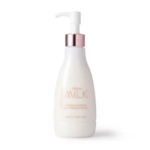 Josie Maran Argan Milk Body Serum - Nourishing Body Milk Enriched with Argan Oil to Deeply Hydrate Skin - Enriched with Pineapple Enzymes to Gently Exfoliate (13.4 Oz)