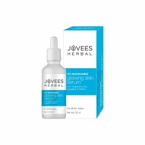 Jovees Herbal 12% Niacinamide Glowing Skin Serum With Hyaluronic Acid, Squalane & Saffron