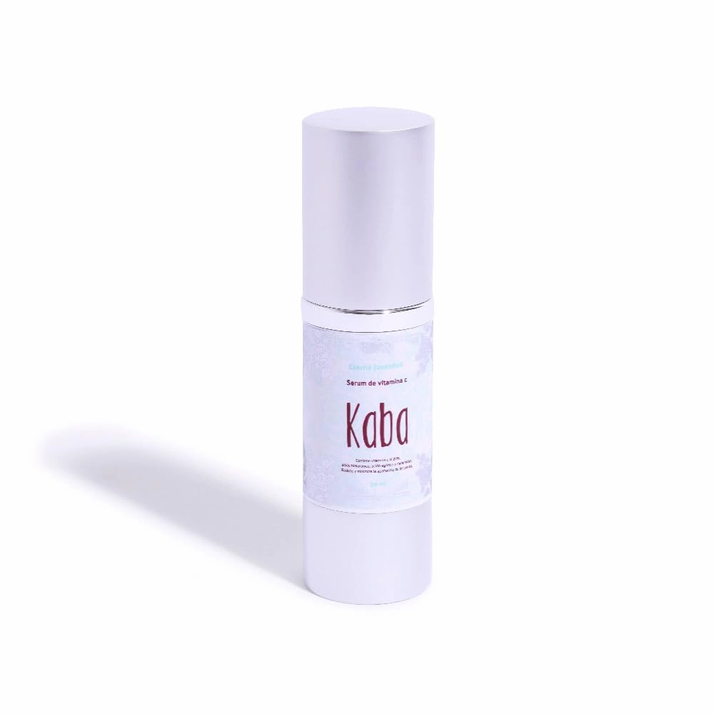 Kaba Vitamin C Serum for Face with Hyaluronic Acid, Hydrating & Brightening Serum for Dark Spots, Enhanced 20% Vitamin C, Boost Skin Collagen, Natural Astringent - 1 Oz