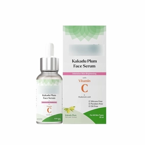 Kak.adu Pl.um Face Ser.um For Intensive Skin Brightening | Ideal For Men & Women | With Vitamin C, Hyaluronic Acid | For All Skin Types | 30ml (Buy 2 Quantity Get 1 Quantity Free)
