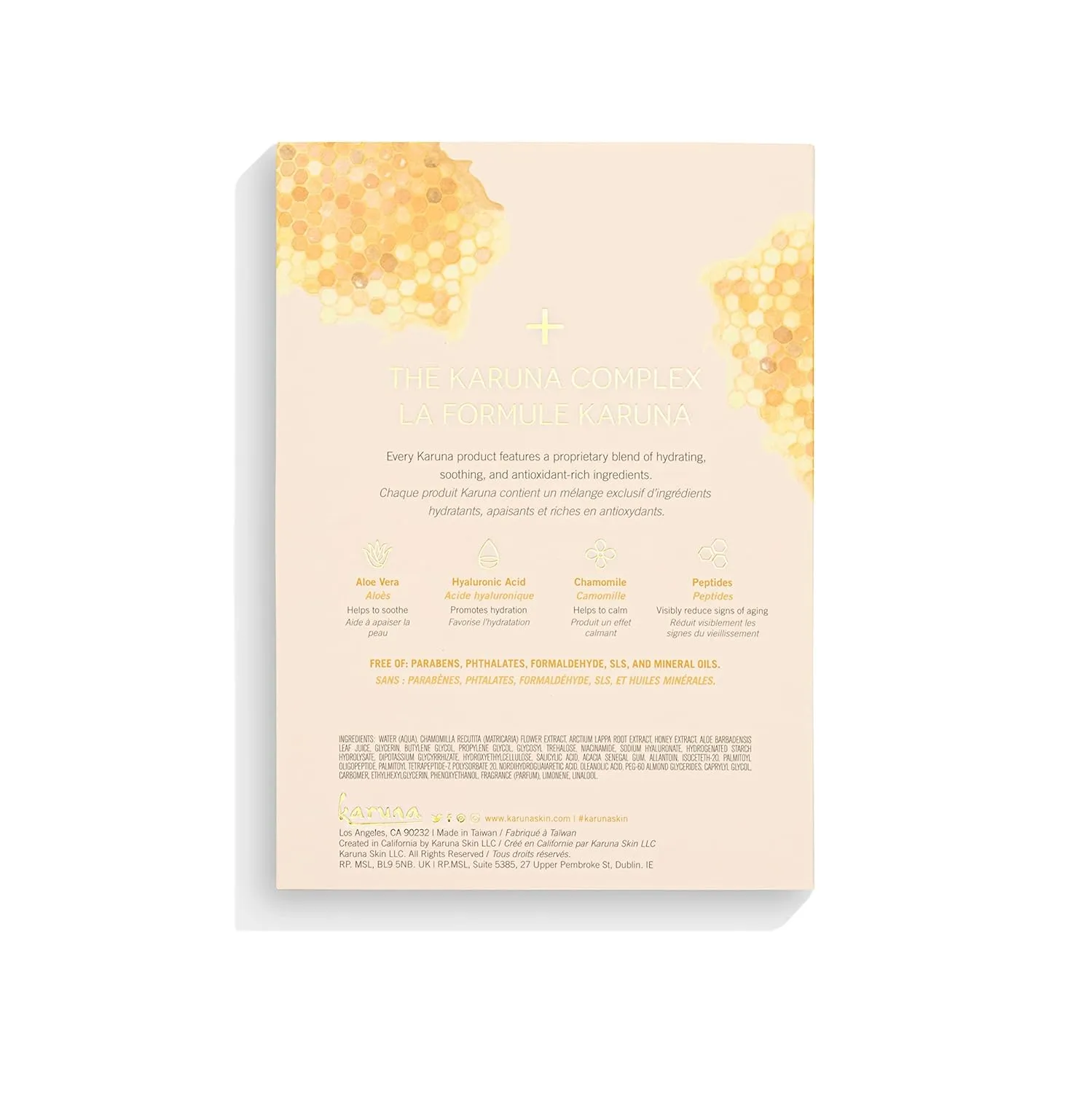 Karuna Skin - Clarifying  Sheet Masks for Clear Skin, Moisturizing & Hydrating Face Masks Skincare, Sheet Mask with Honey, Salicylic Acid & Burdock Root, 4 Face Mask Sheets per Pack