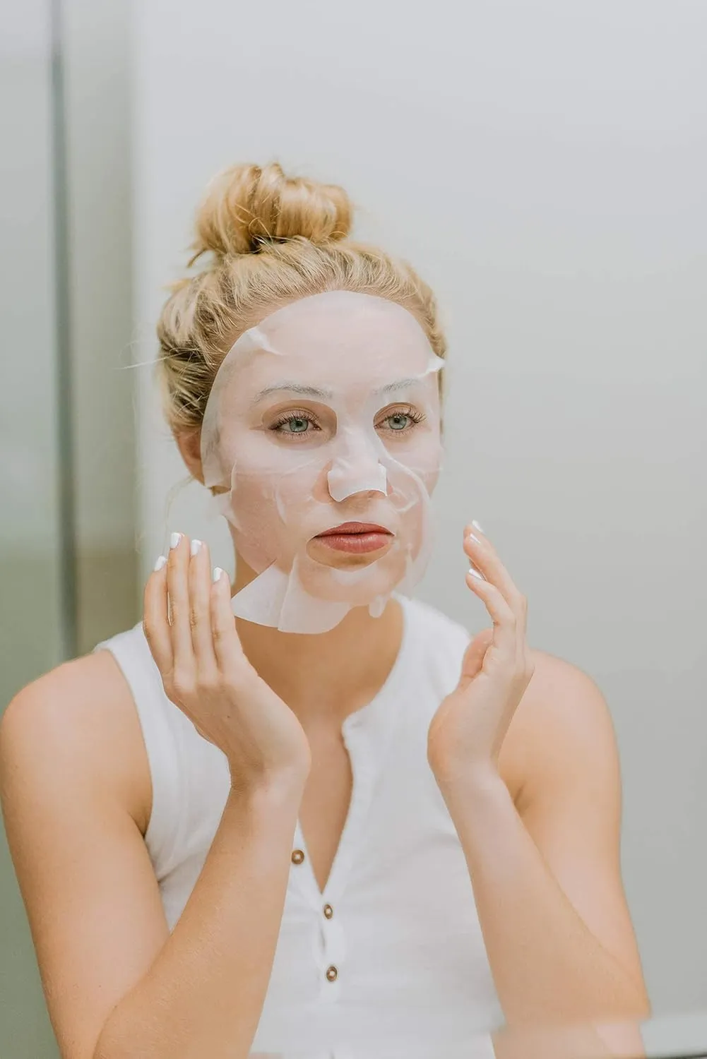 Karuna Skin - Face for All Eye & Face Mask Sets,Complete Eye & Sheet Masks Skincare Bundle, 6 Face Masks(Clarifying ,Hydrating ,Brightening ,Age-Defying  & Anti-Oxidant ) & 1 Renewal  Eye Sheet Mask