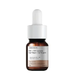 Korean EGF   FGF Liposome Concentrate Mix 2 drops In Any Step of Your Skin Care Routine Improve Skin Elasticity And Wrinkle Anti Aging Microneedling Serum 10ml