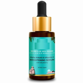 Korean 2% Alpha Arbutin & 3% Vitamin C Brightening Face Serum for glowing skin| Alpha arbutin face serum|All skin types | Men & Women| Korean Skin Care| Vegan & Cruelty-free | 30ml, 1.01 Fl Oz