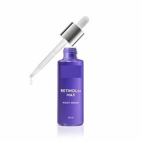 krinal 24 Max Night Serum l Visibly Reduces Fine Lines in 7 Nights | Max Repair, Max Hydration l No Redness or Irritation | Fragrance Free l Normal, Oily, Dry and Combination Skin l 30ml