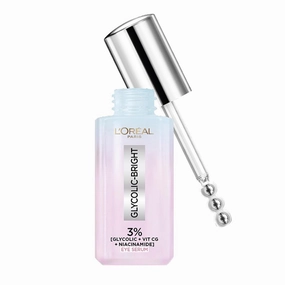 L'Oréal Paris Glycolic Bright Dark Circle Eye Serum With 3% [Glycolic   Niacinamide   Vitamin Cg] 20ml