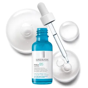 La Roche-Posay Hyalu B5 Pure Hyaluronic Acid Serum for Face, Vitamin B5   Hyaluronic Acid   Madecassoside, Hydrating Serum Visibly Plumps Skin, Sensitive Skin Safe, Anti Aging, Oil-Free