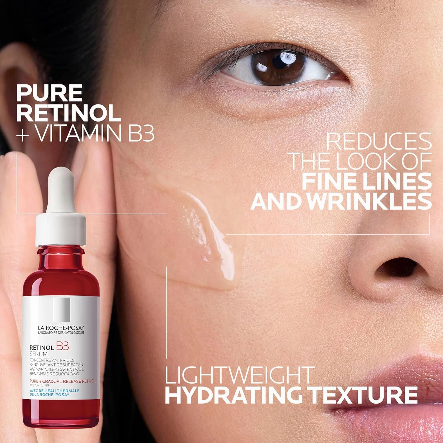 La Roche-Posay Pure 12% Vitamin C Serum For Face With Hyaluronic Acid & Salicylic Acid, Hydrating Face Serum, Boost Radiance & Reduce Wrinkles, 2 Formulas for Normal or Oily Skin Control