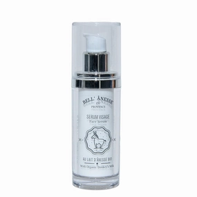 Label Provence - French Face Serum Made With Organic Donkey Milk - Enriched With Hyaluronic Acid to Deeply Nourish the Skin - 30ml
