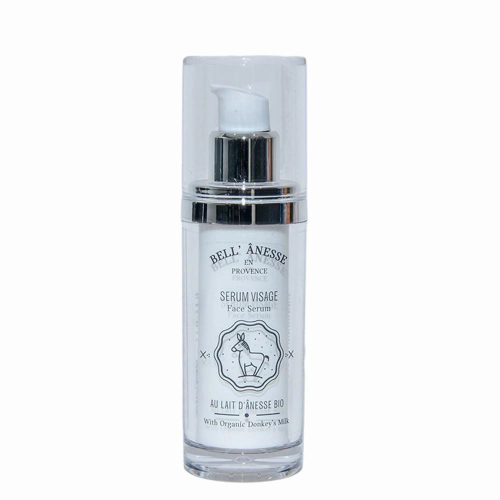 Label Provence - French Face Serum Made With Organic Donkey Milk - Enriched With Hyaluronic Acid to Deeply Nourish the Skin - 30ml