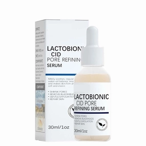 Lactobionic Acid Pore Refining Serum, Face Serum To Shrink Large Pores, Shrink Pores Serum, Lactobionic Acid Pore Shrink Face Serum, Reduce Pore Serum, Actobionic Acid Face Serum