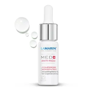 LAMARIN Med  Anti-Red Couperose Concentrate Serum for reddened skin | 0.5oz Dropper | reduces the skin’s sensitivity, soothes skin & strengthening
