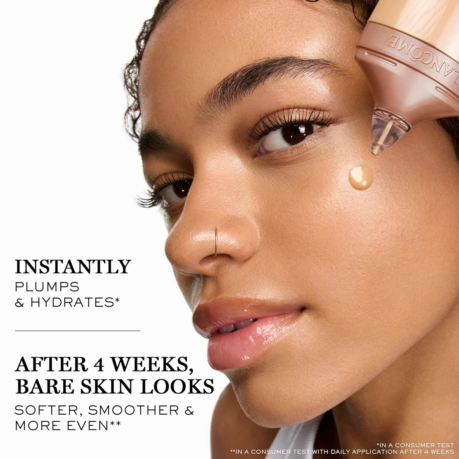 Lancôme Idôle 3 Serum Supertint Skin Tint - Dewy, Even tone with Niacinamide and Hyaluronic Acid for 24HR - Sheer to Buildable Coverage