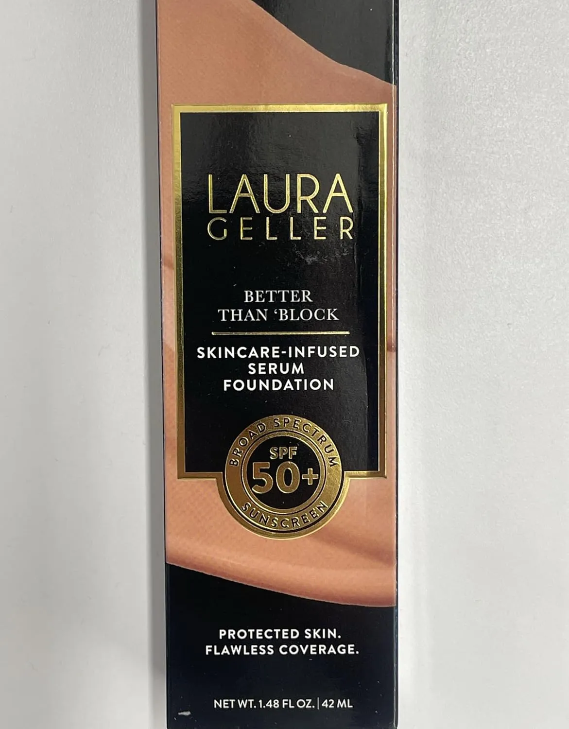 LAURA GELLER NEW YORK Better Than ‘Block Skincare-Infused Serum Foundation with Broad Spectrum SPF 50 , Light