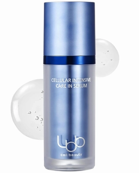 LBB Cellular Intensive Care In Serum - Vegan Antioxidant Lifting Face Serum - Improves Skin Elasticity, 24h Lasting Moisturizing - Tangerine Cellular Water, Ectoine, Peptides, 1.01 fl.oz.