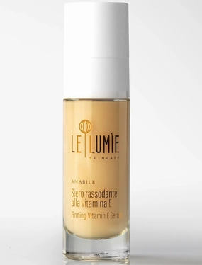 Le Lumie Amabile - Vitamin E Anti-wrinkle Serum Moisturizing Elasticizing 92% natural Resveratrol Vitamin E Microalgae Brown algae Wheat bran Ceramides vegan Made In Italy 30 ml