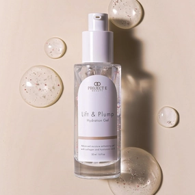 Lift & Plump Hydration Gel by Project E Beauty | 24-Hour Hydration | Anti-Aging Pore Tightening Treatment | Hydrating & Moisturizing Facial Skincare | Fine Lines and Wrinkles