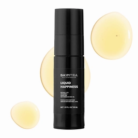 Liquid Happiness 0.3% Retinal Serum for Face & Eyes - Anti-Aging Formula with Fast Absorbing Squalane - Boosts Firmness - Vegan, 30 ml/Net 1.01 Fl. Oz