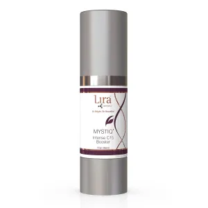 Lira Clinical MYSTIQ Intence C15 Booster - Intense 15% Vitamin C Serum - Serum for Pore Minimizing & Dark Spots with Plant Stem Cells & Hyaluronic Acid - 1 fl oz