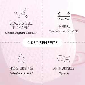 LOOPS Peptide Serum Korean Skincare - Firm, Fortify, and Fight Fine Lines - Anti-Wrinkle and Moisturizing Skin Care - Pre-soaked Veocell Embo Pad - Peptide Complex to Rejuvenate and Prejuvenate Face