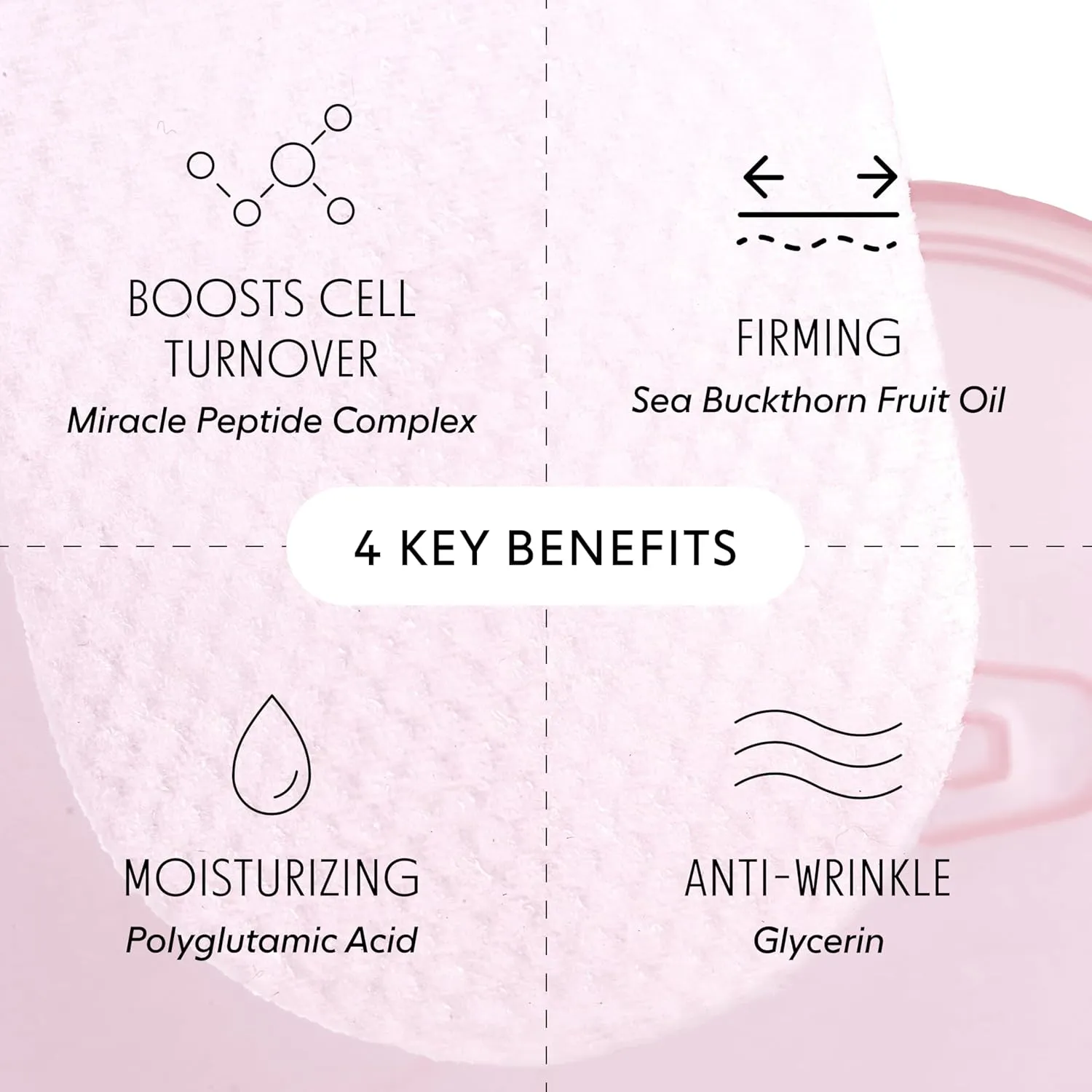LOOPS Peptide Serum Korean Skincare - Firm, Fortify, and Fight Fine Lines - Anti-Wrinkle and Moisturizing Skin Care - Pre-soaked Veocell Embo Pad - Peptide Complex to Rejuvenate and Prejuvenate Face