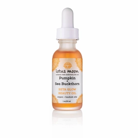 Lotus Moon® - Pumpkin   Sea Buckthorn Beta Glow Facial Oil | Best Face Oil and Serum For Anti Aging Skin Care For Women and Men, Made in USA, (1oz/30ml)