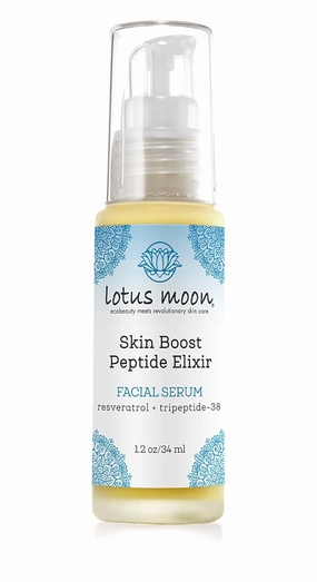 Lotus Moon® - Skin Boost Peptide Elixir | Plant-Based, Clean, Cruelty-Free, Functional Skincare Serum (1.2 fl oz | 34 ml)