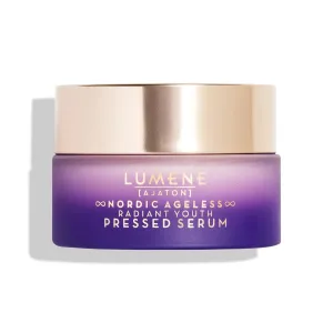 Lumene Ajaton Radiant Youth Pressed Face Serum - Daily Skincare with Collagen Peptides for Fine Lines and Wrinkles - Anti Aging   Skin Tightening Hydrating Serum - Vegan Skin Care (50 ml)