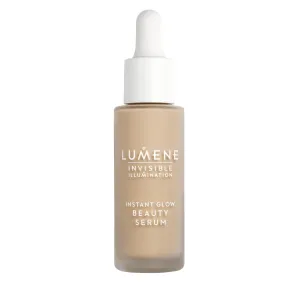 Lumene Invisible Illumination Instant Beauty Glow Serum - Sheer-Coverage Face Makeup   Brightening Serum - Infused with Nordic Algae and Vitamin E for Instant Radiance - Universal Medium (30ml)