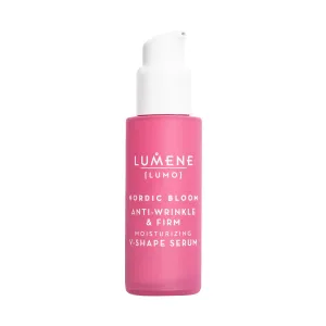 Lumene [Lumo] Nordic Bloom Anti-Wrinkle & Firm Moisturizing V-Shape Face Serum - Hydrating Serum to Help Visibly Reduce Fine Lines   Wrinkles - Infused with Nordic Lingonberry Extract (30 ml)