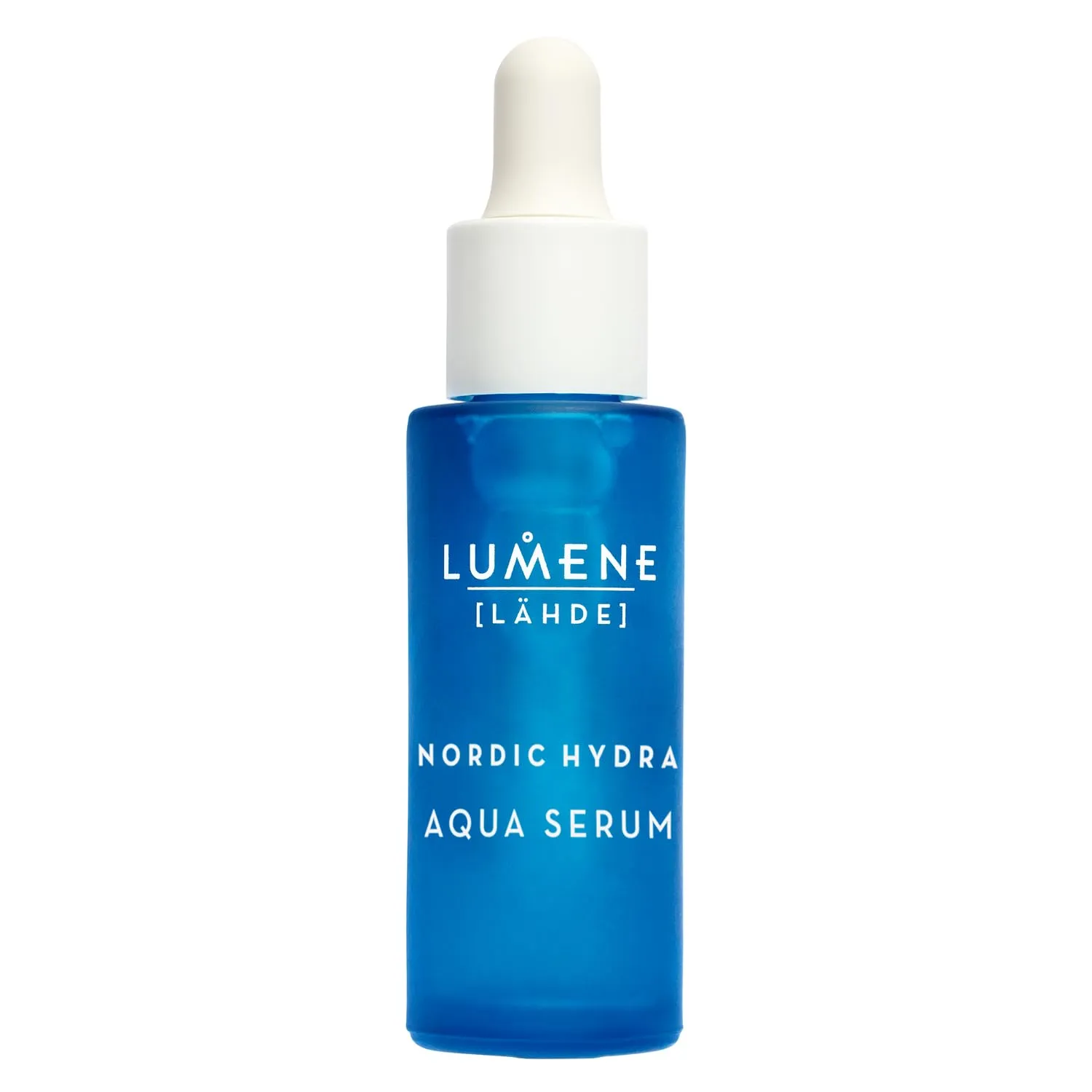 Lumene Nordic Hydra Arctic Dew Quenching Aqua Face Serum - Pure Concentrated Skin Hydration   Arctic Spring Water for Lasting Dewy Skin - Nordic Red Algae   Hyaluronic Acid Hydrating Serum (1 fl oz)