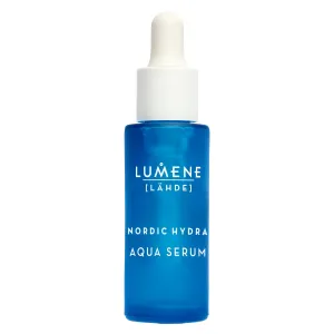 Lumene Nordic Hydra Arctic Dew Quenching Aqua Face Serum - Pure Concentrated Skin Hydration   Arctic Spring Water for Lasting Dewy Skin - Nordic Red Algae   Hyaluronic Acid Hydrating Serum (1 fl oz)