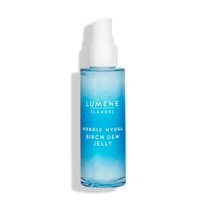 Lumene Nordic Hydra [Lähde] Birch Dew Jelly - Dual Hydrating Serum Face Moisturizer with Hyaluronic Acid and Nordic Birch Sap - Faily Face Serum for Dry Skin and All Skin Types (1.7 fl oz)
