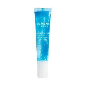 Lumene Purity Dew Drops Hydrating Eye Gel - Dark Circle Eye Cream with Hyaluronic Acid & Under Eye Serum   Puffy Eyes Treatment, 15ml