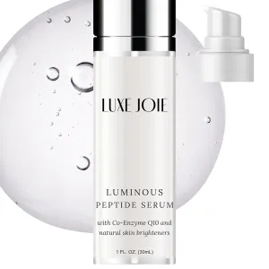 Luminous Peptide Serum Best Anti Aging Facial Treatment Skin Care Improve Fine Lines, Hydrate, Lifts Plumps Firms Reduce Deep Wrinkles Improve Skin Tone for Men and Women